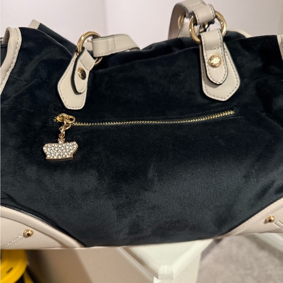 New Juicy Couture Dreamy Juicy Tote bag with Bows Crown Vintage - Picture 7 of 7